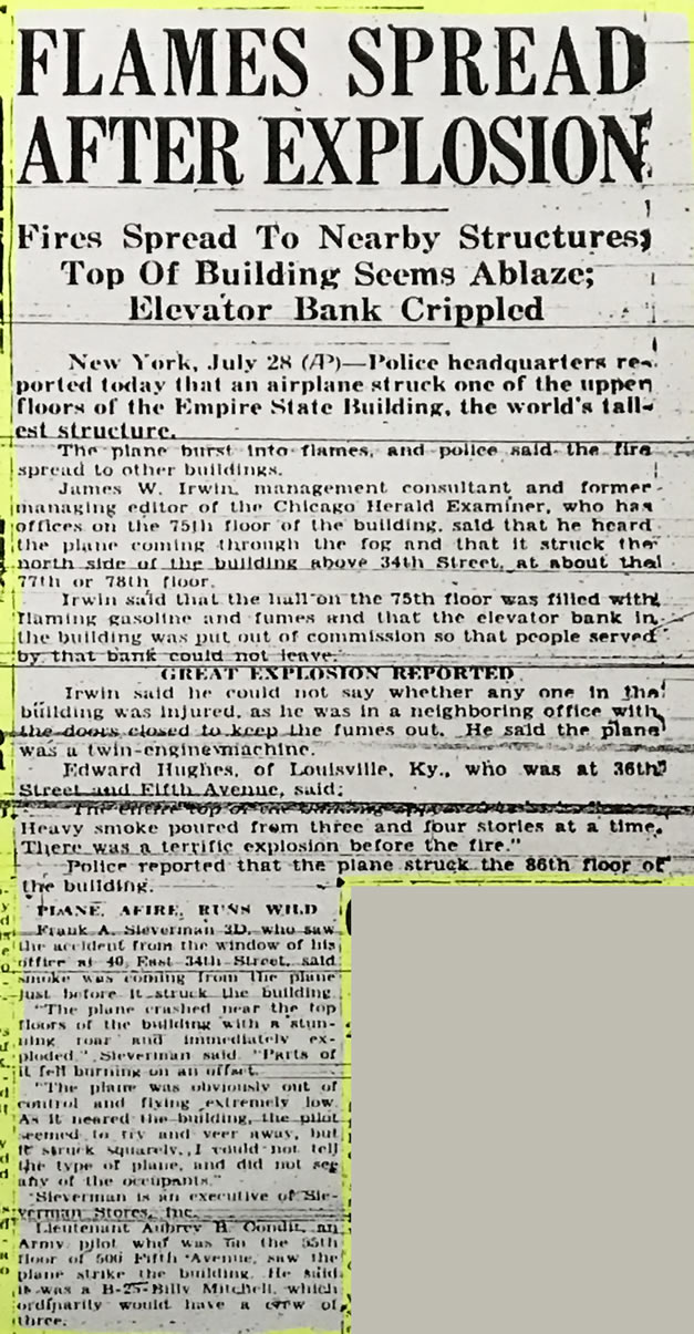 July 28 1945 Front Page Article